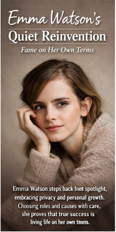 Emma Watson: Beauty, Brains, and the Power of Purpose